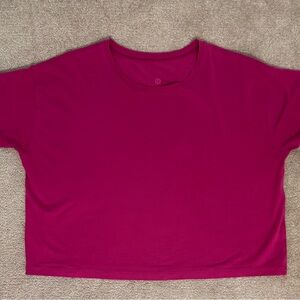 Lululemon Athletica Cates Tee Fuchsia Short Sleeve